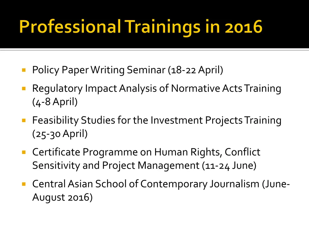 policy paper writing seminar 18 22 april