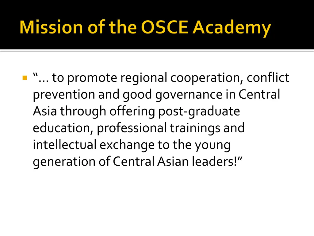 to promote regional cooperation conflict