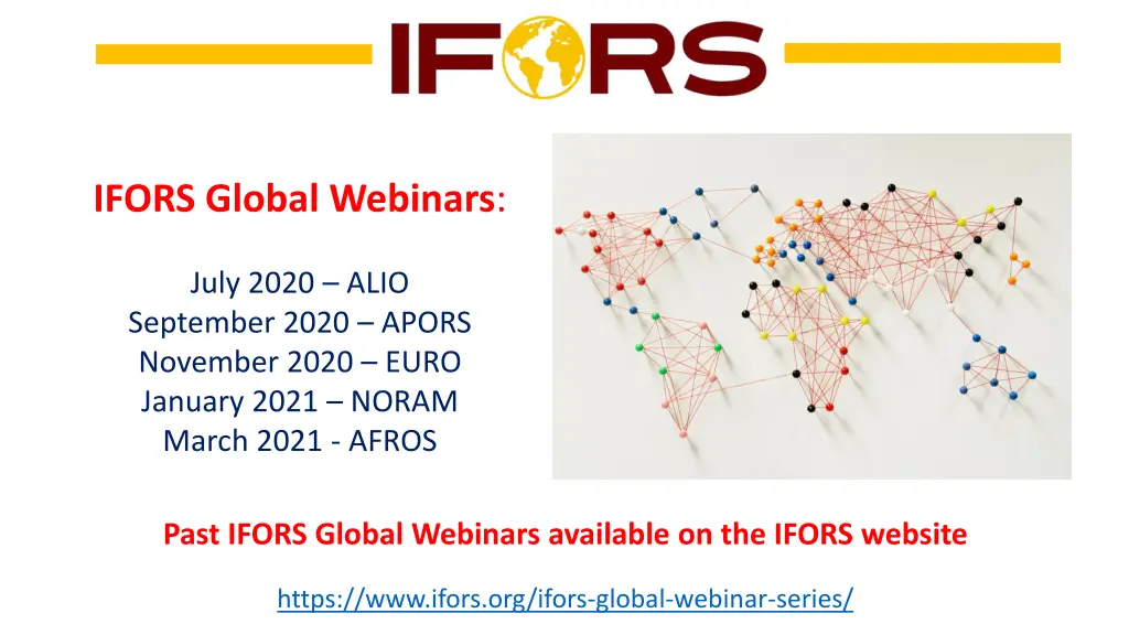 ifors global webinars