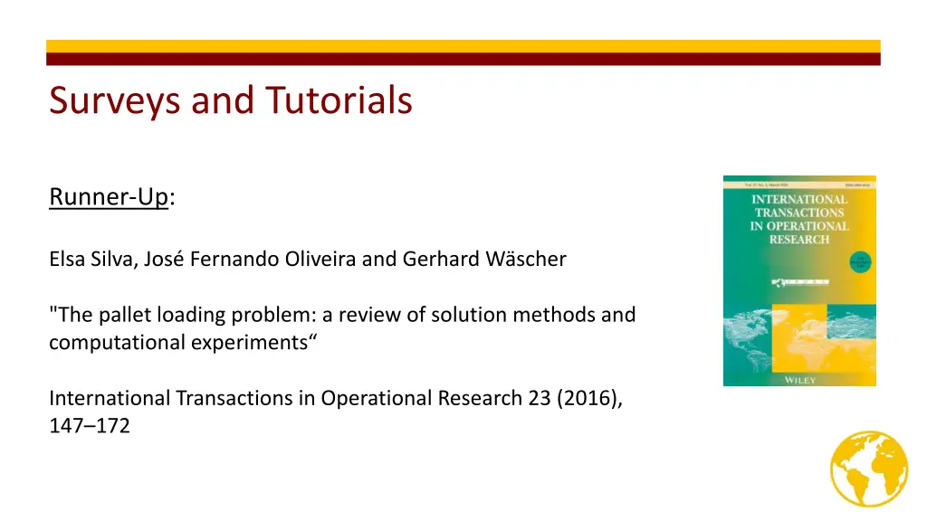 surveys and tutorials 1
