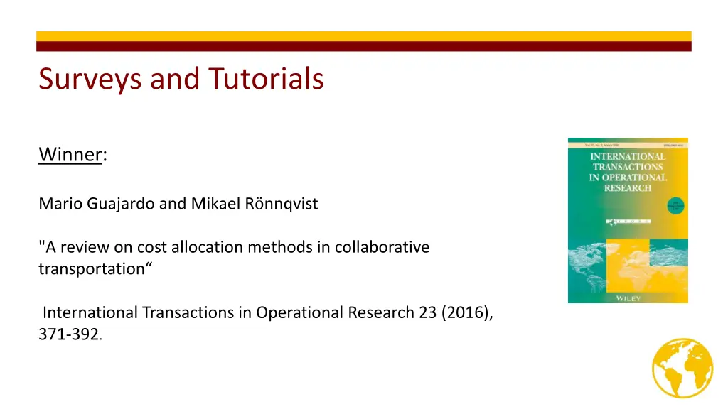 surveys and tutorials
