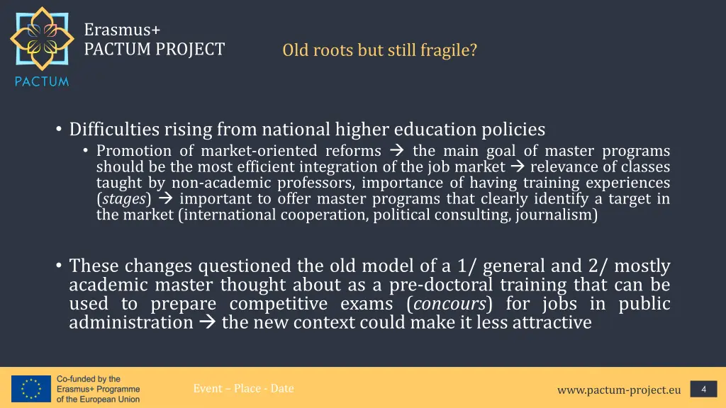 erasmus pactum project 3