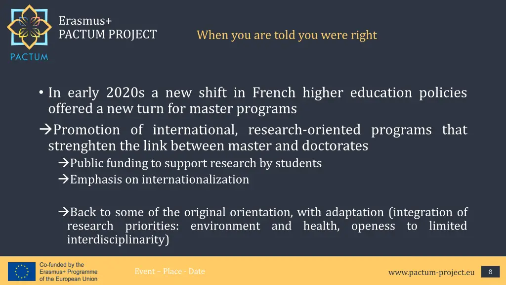 erasmus pactum project 7