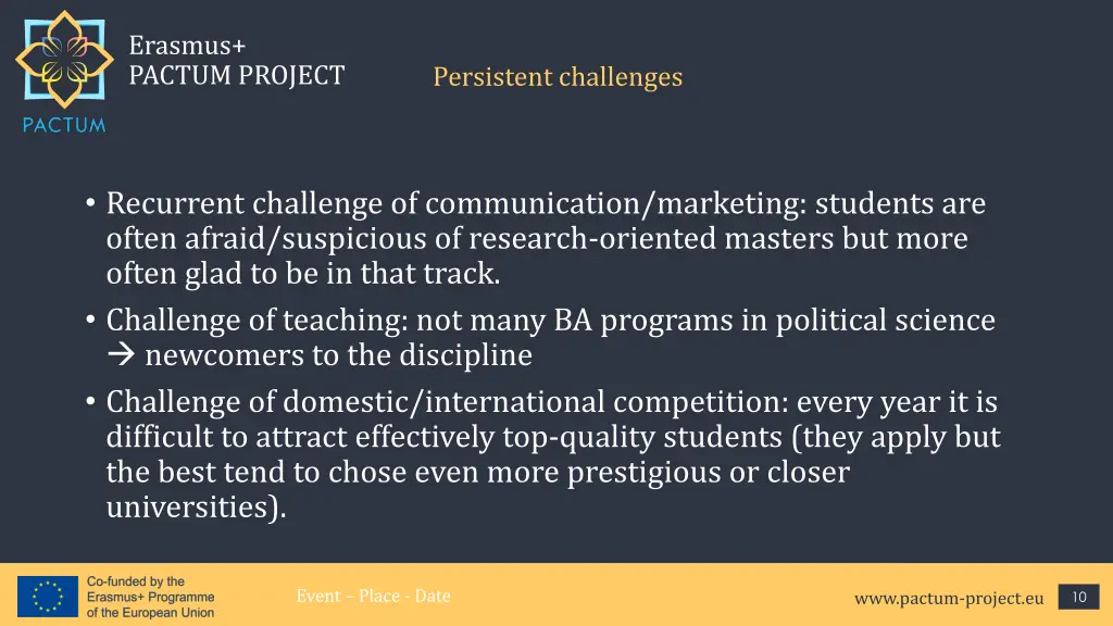 erasmus pactum project 9