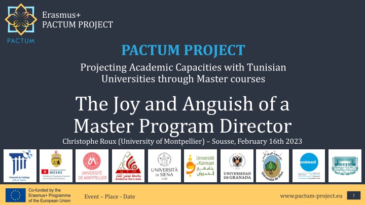 erasmus pactum project