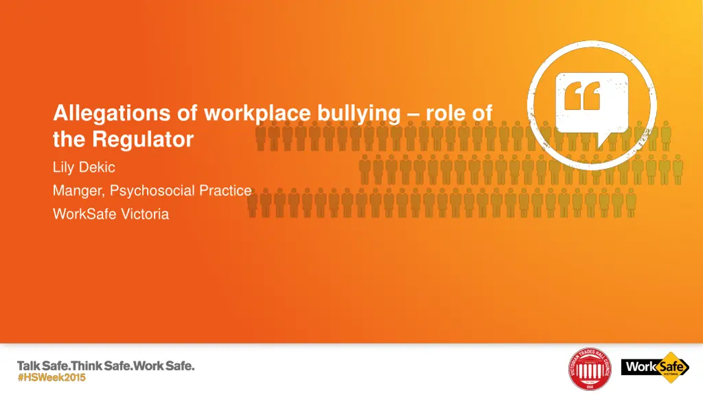 allegations of workplace bullying role