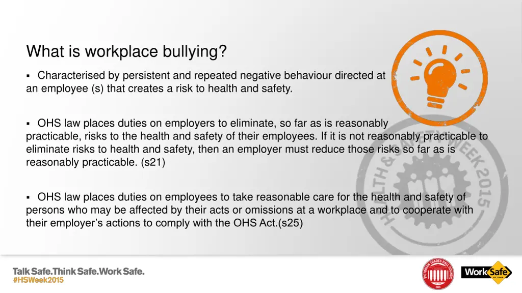 what is workplace bullying