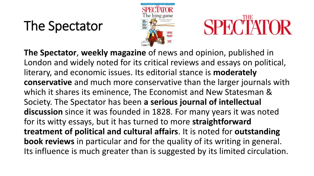 the spectator the spectator