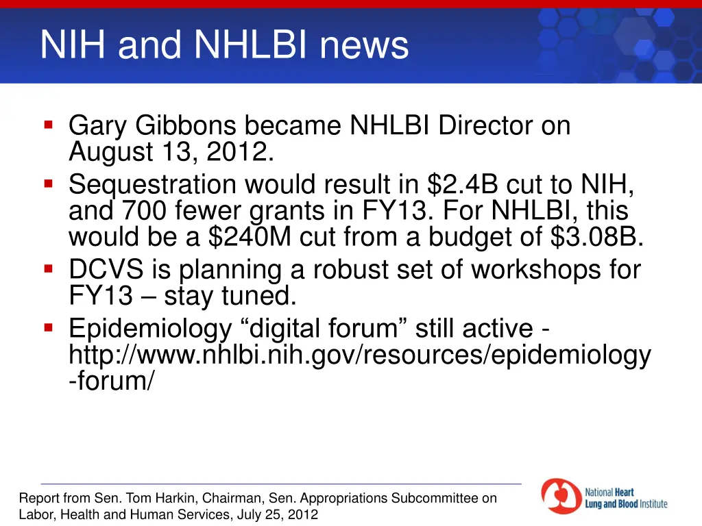 nih and nhlbi news