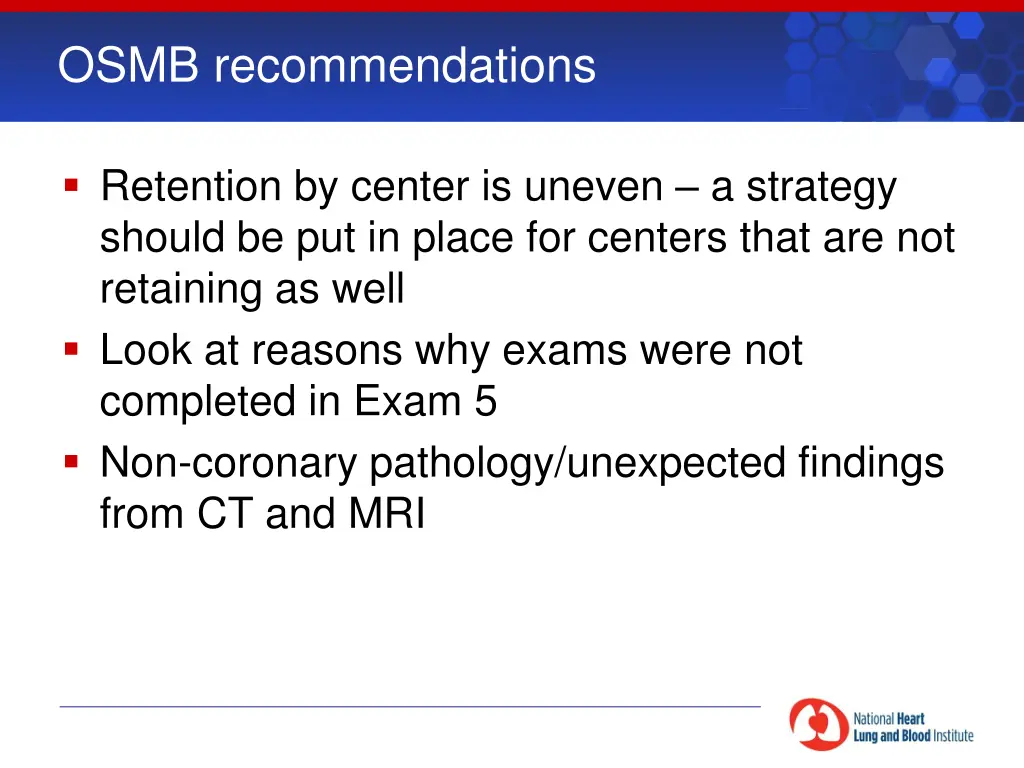 osmb recommendations 1