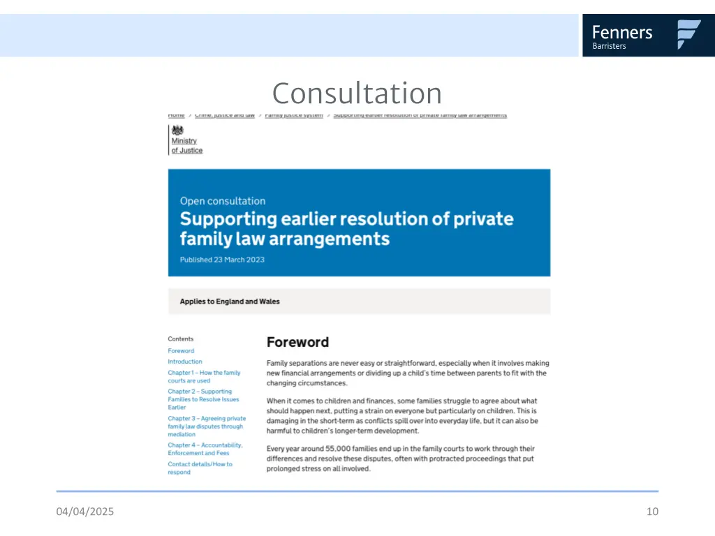consultation