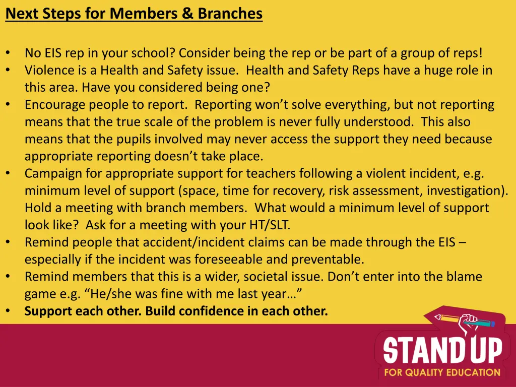 next steps for members branches 1