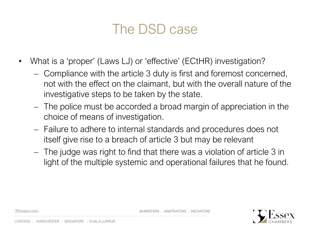the dsd case 3