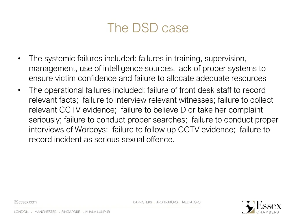 the dsd case 4