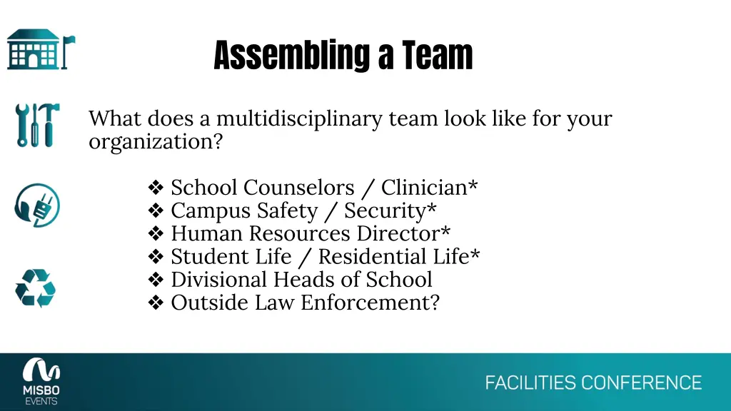 assembling a team