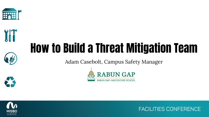 how to build a threat mitigation team adam