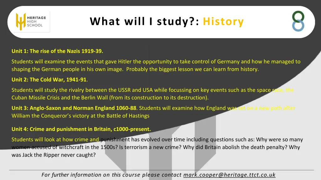 what will i study history