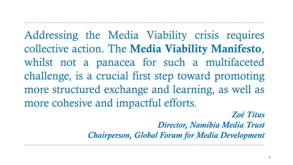 addressing the media viability crisis requires