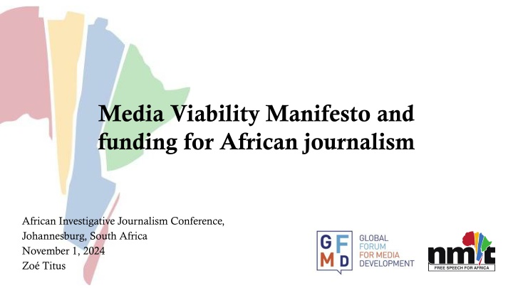 media viability manifesto and funding for african