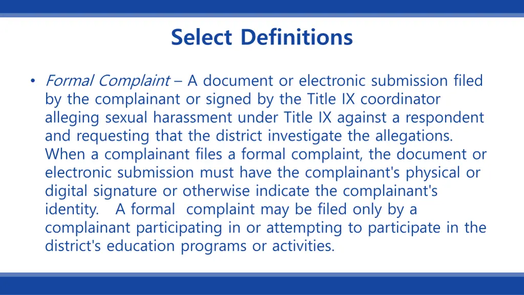 select definitions 1