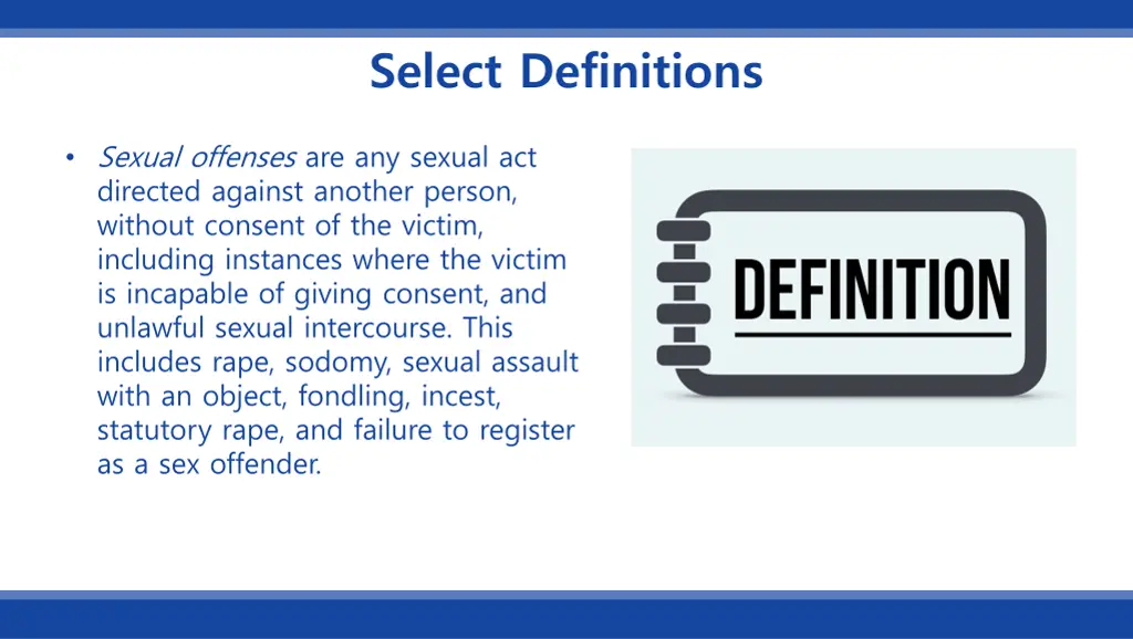 select definitions 5