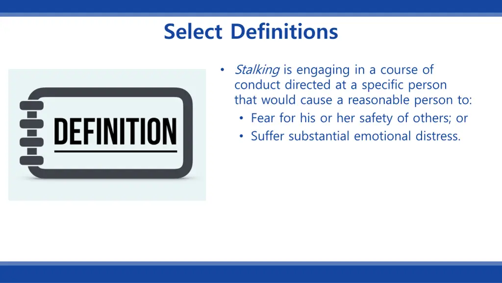 select definitions 8