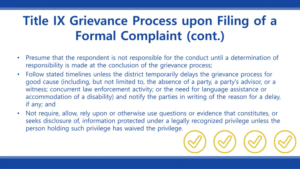 title ix grievance process upon filing 1