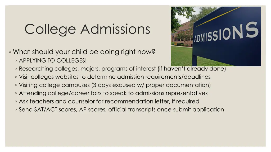 college admissions 1