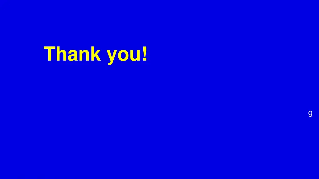 thank you