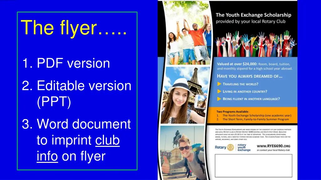 the flyer