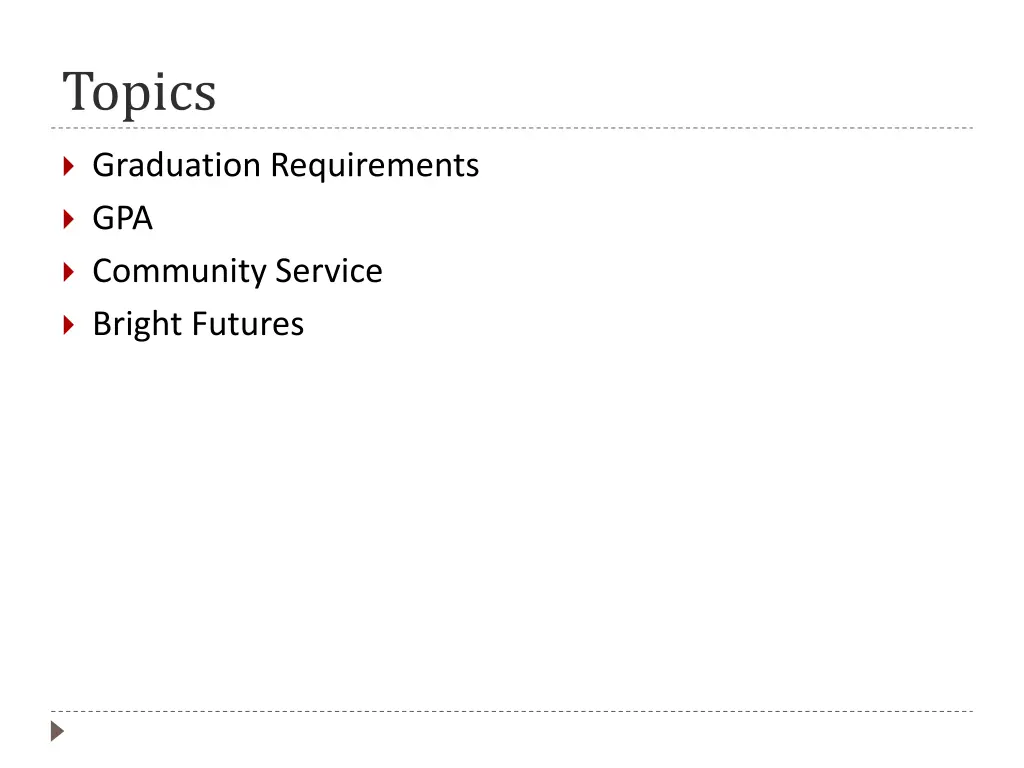 topics