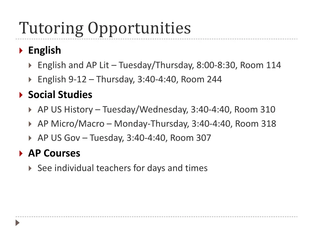 tutoring opportunities 1