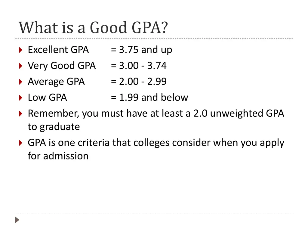 what is a good gpa