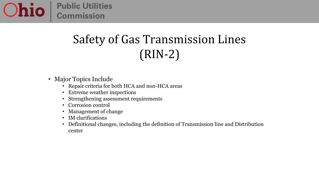 safety of gas transmission lines rin 2 2