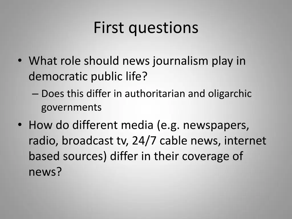 first questions 3