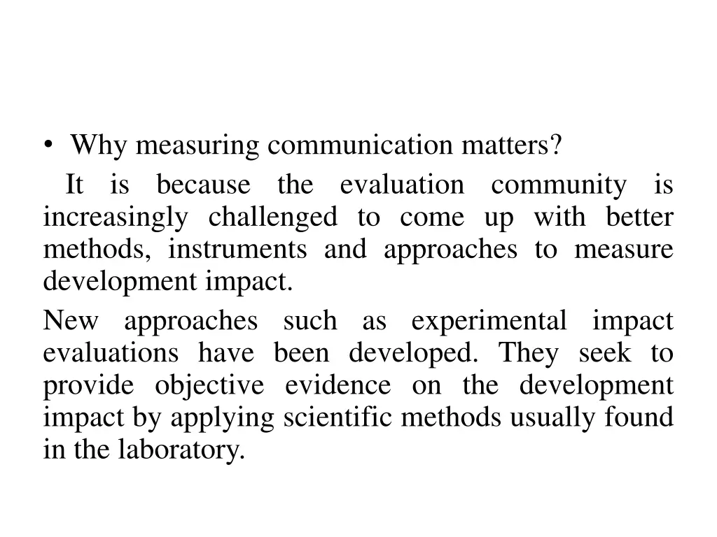 why measuring communication matters it is because