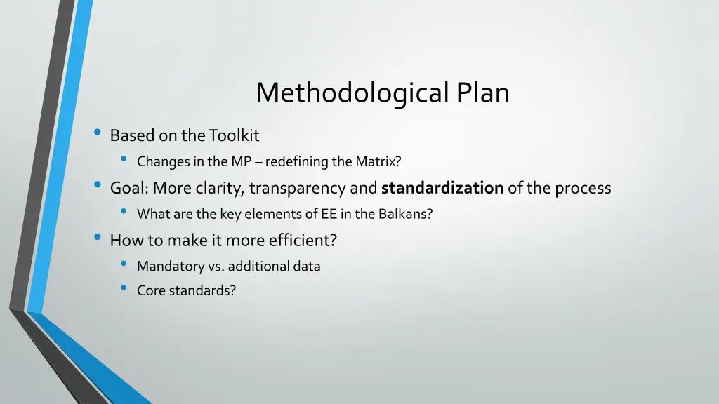 methodological plan