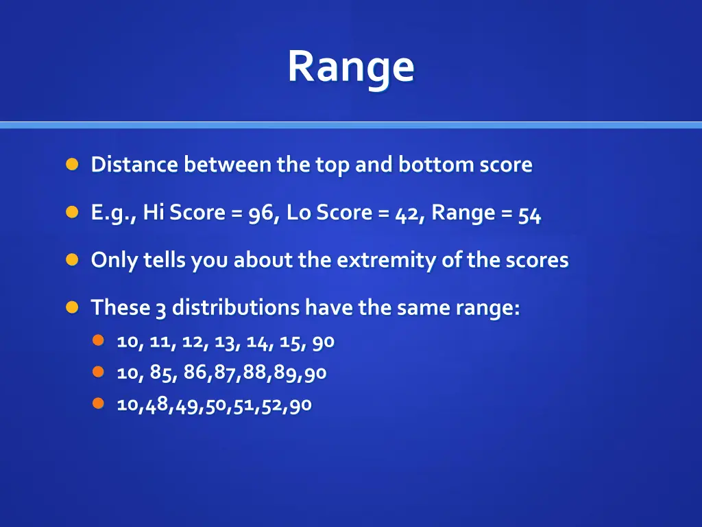 range