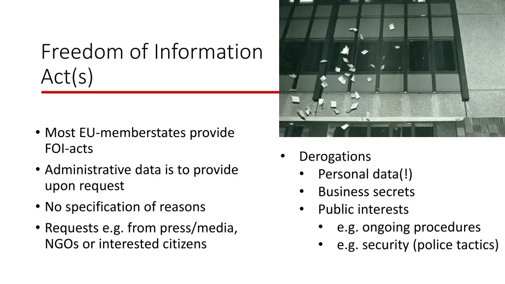 freedom of information act s