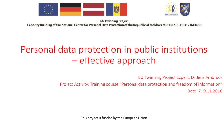 personal data protection in public institutions