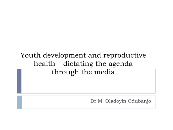 youth development and reproductive health