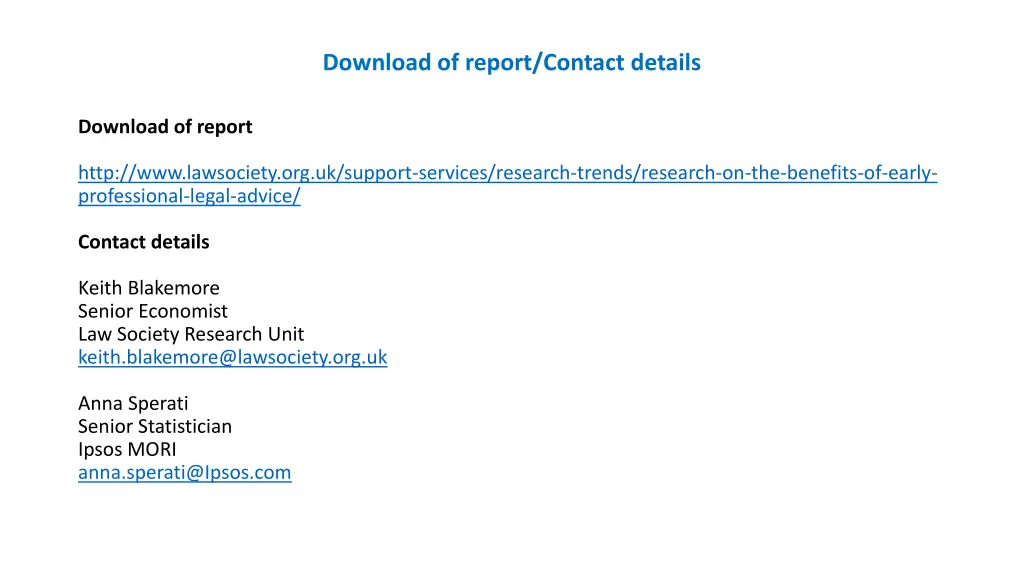 download of report contact details