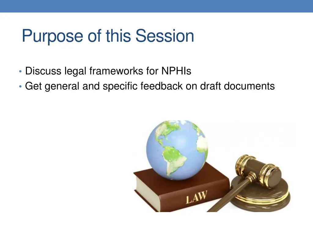 purpose of this session