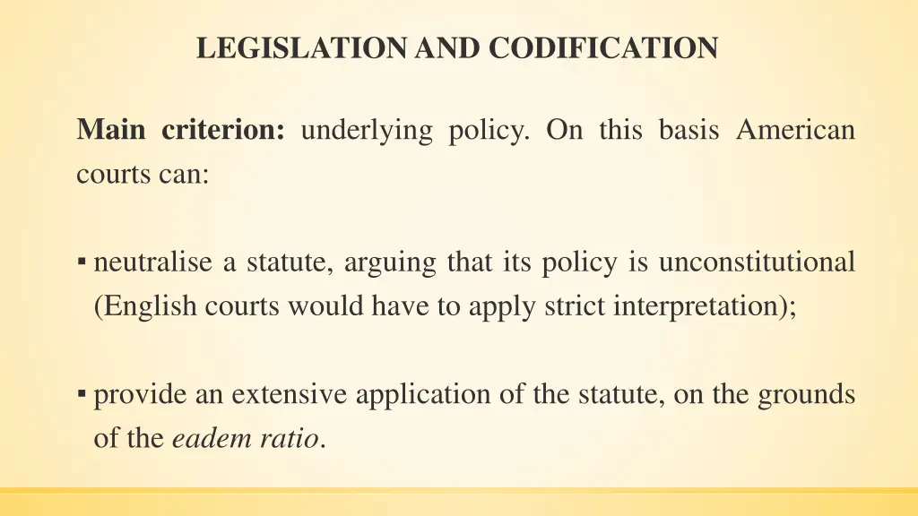 legislation and codification 3