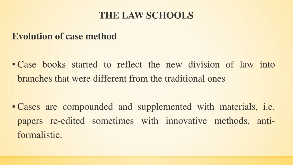 the law schools 7