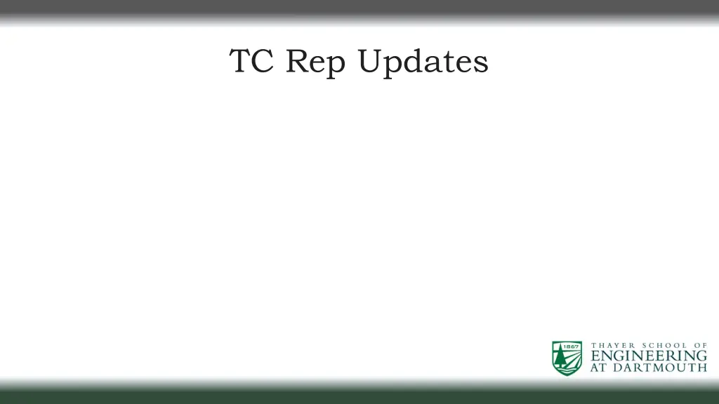 tc rep updates