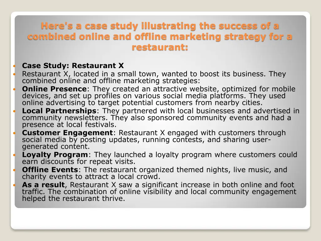 here s a case study illustrating the success