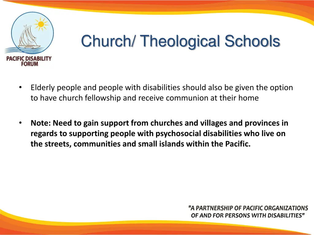church theological schools