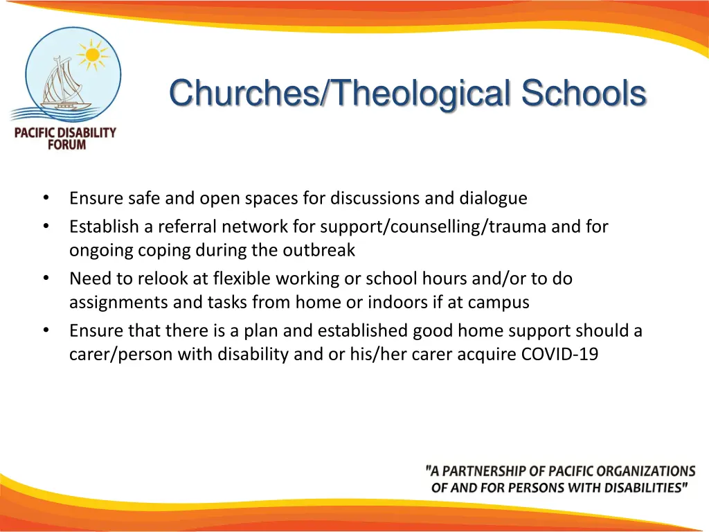 churches theological schools