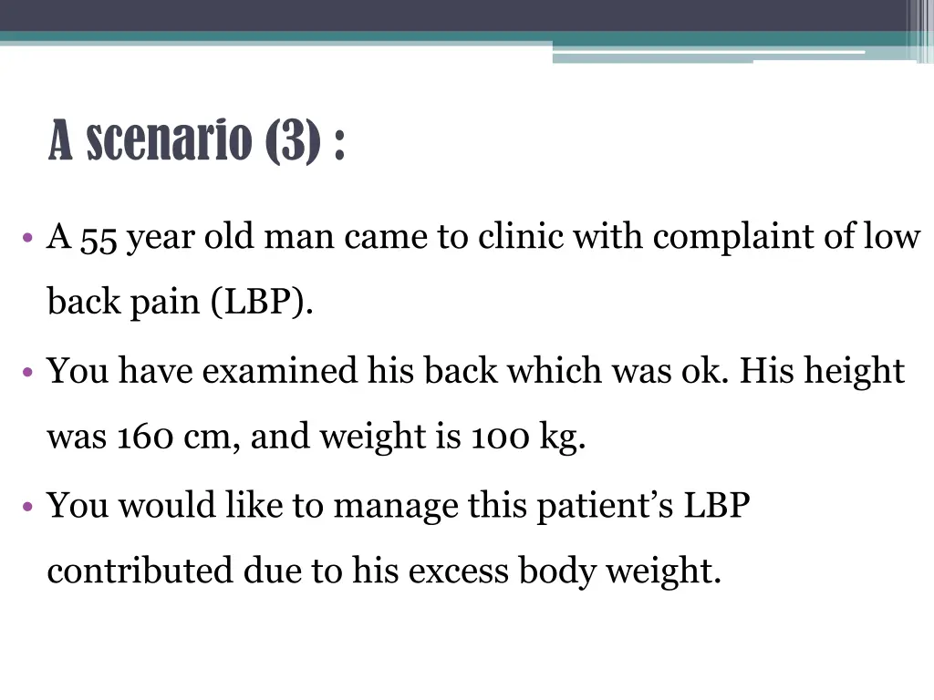 a scenario 3